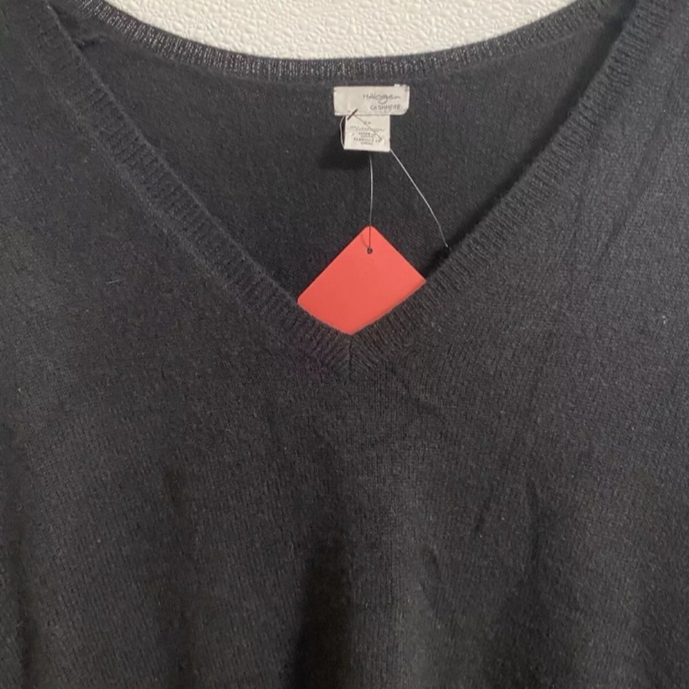 Halogen 100% cashmere plus sized sweater nwt